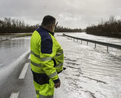 agent des routes innondation