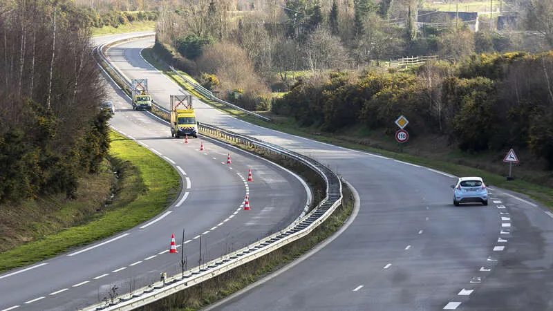 Point sur les travaux de requalification de la RD 48 entre Bourg-des-Comptes et Crevin