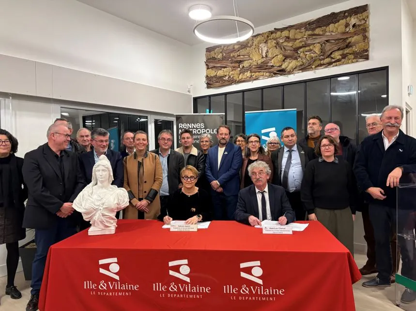 Signature du contrat départemental de solidarité territoriale entre Rennes Métropole et le Département d’Ille-et-Vilaine